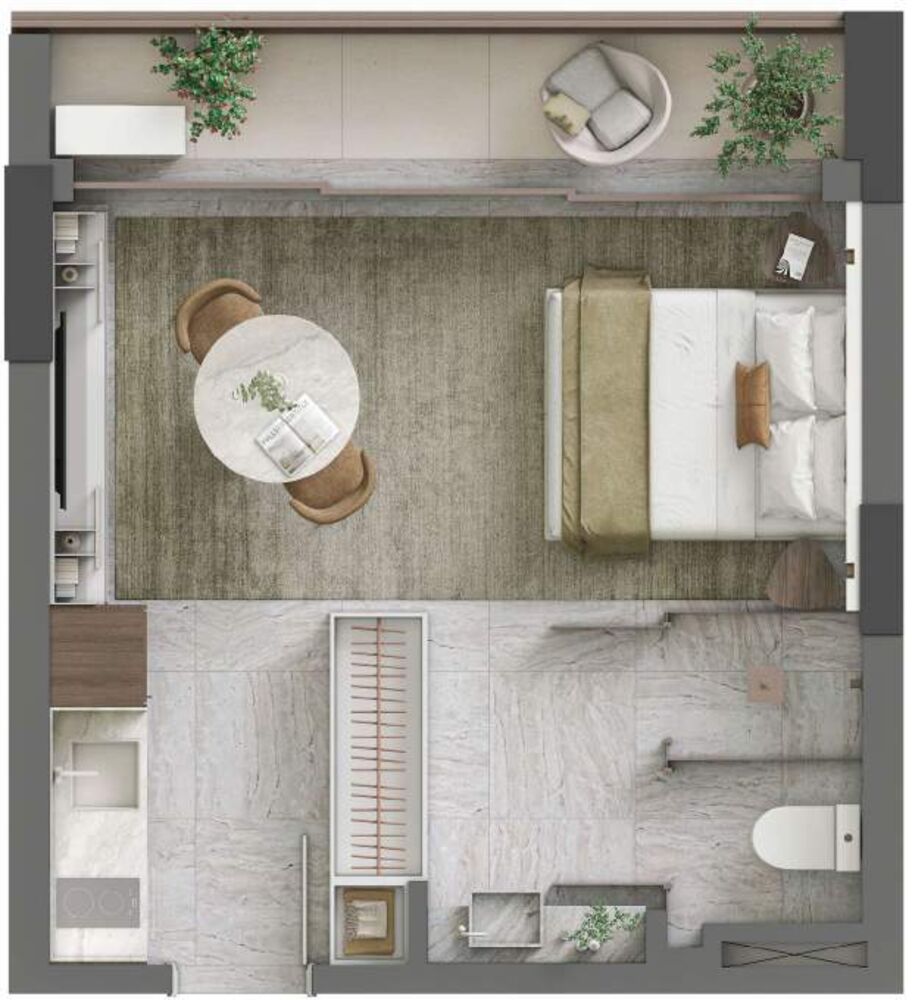 Apartamento, 1 quarto, 25 m² - Foto 17