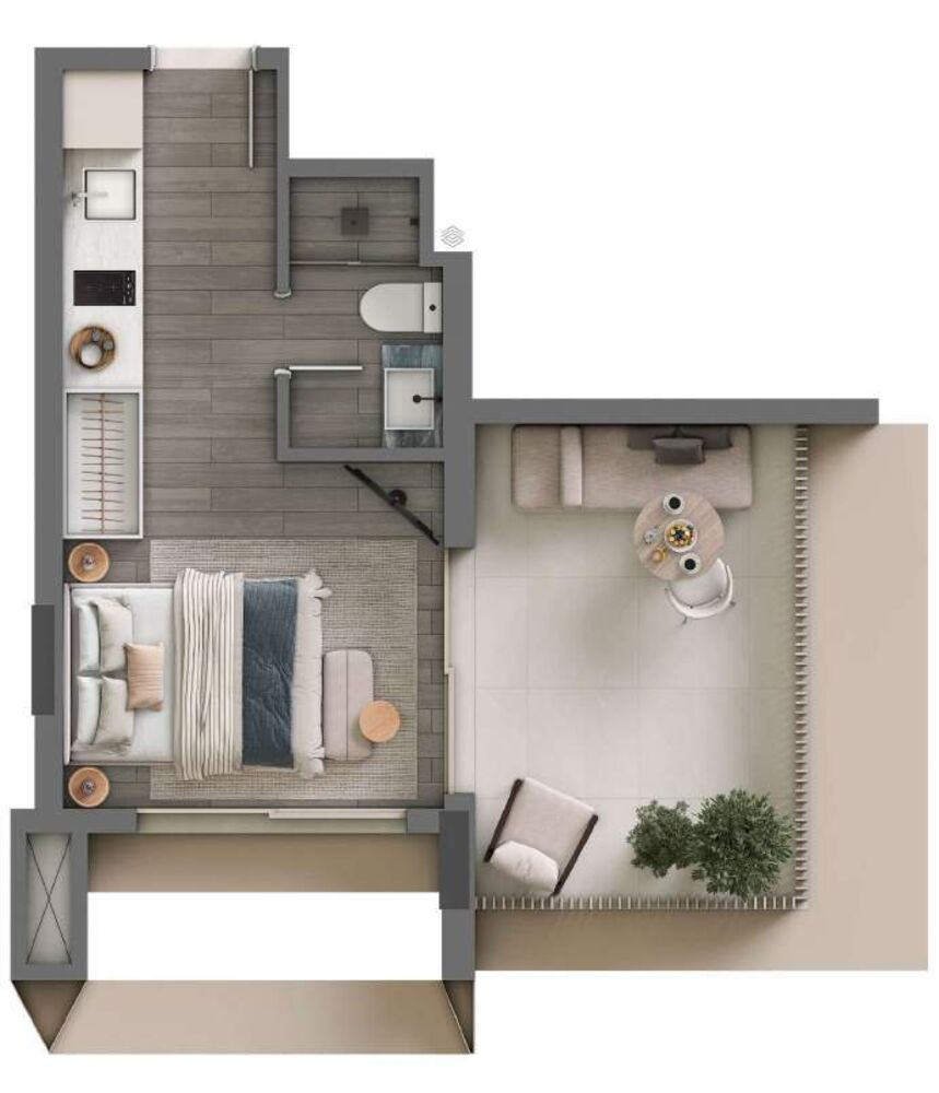 Apartamento, 1 quarto, 25 m² - Foto 46
