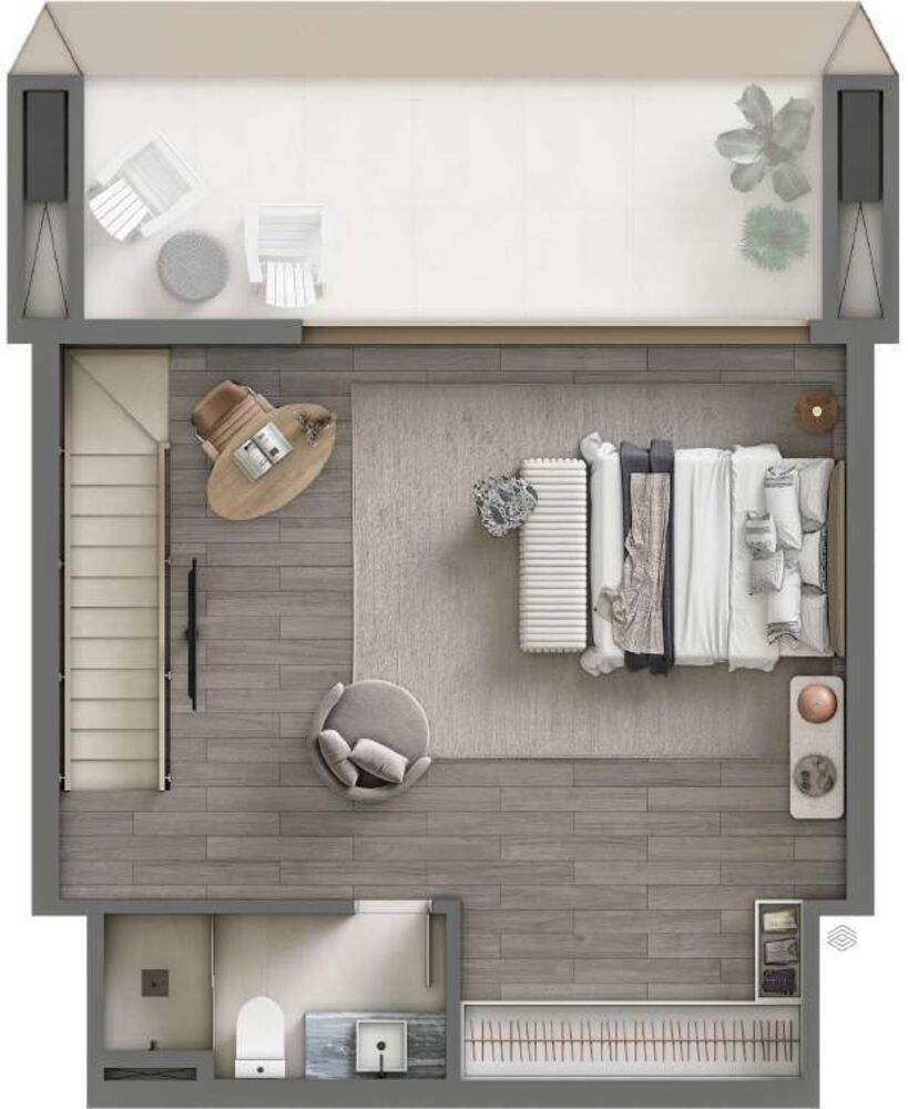 Apartamento, 1 quarto, 25 m² - Foto 62