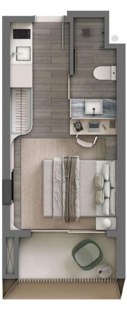 Apartamento, 1 quarto, 25 m² - Foto 36