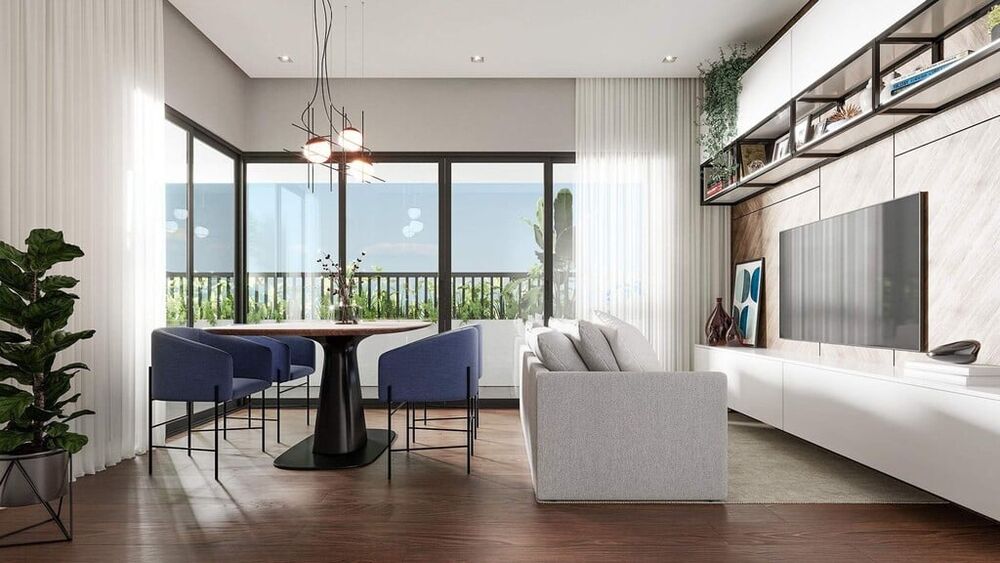 Apartamento à venda com 2 quartos, 57m² - Foto 2