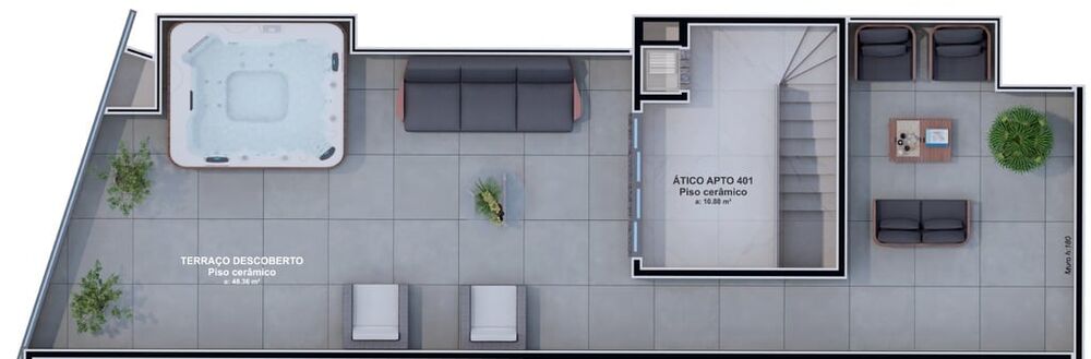Apartamento à venda com 3 quartos, 67m² - Foto 1