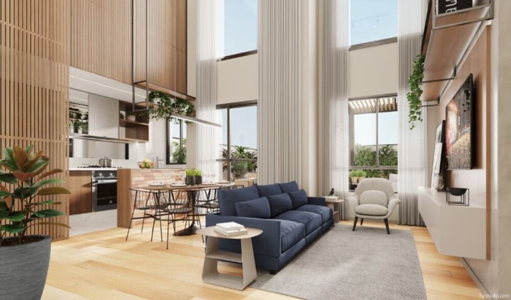 Apartamento à venda com 1 quarto, 33m² - Foto 1