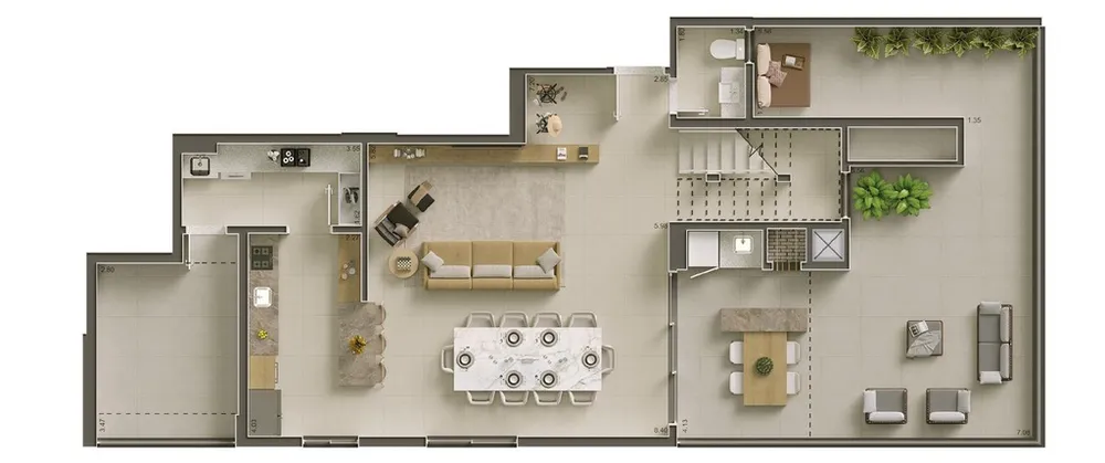 Apartamento, 3 quartos, 120 m² - Foto 3
