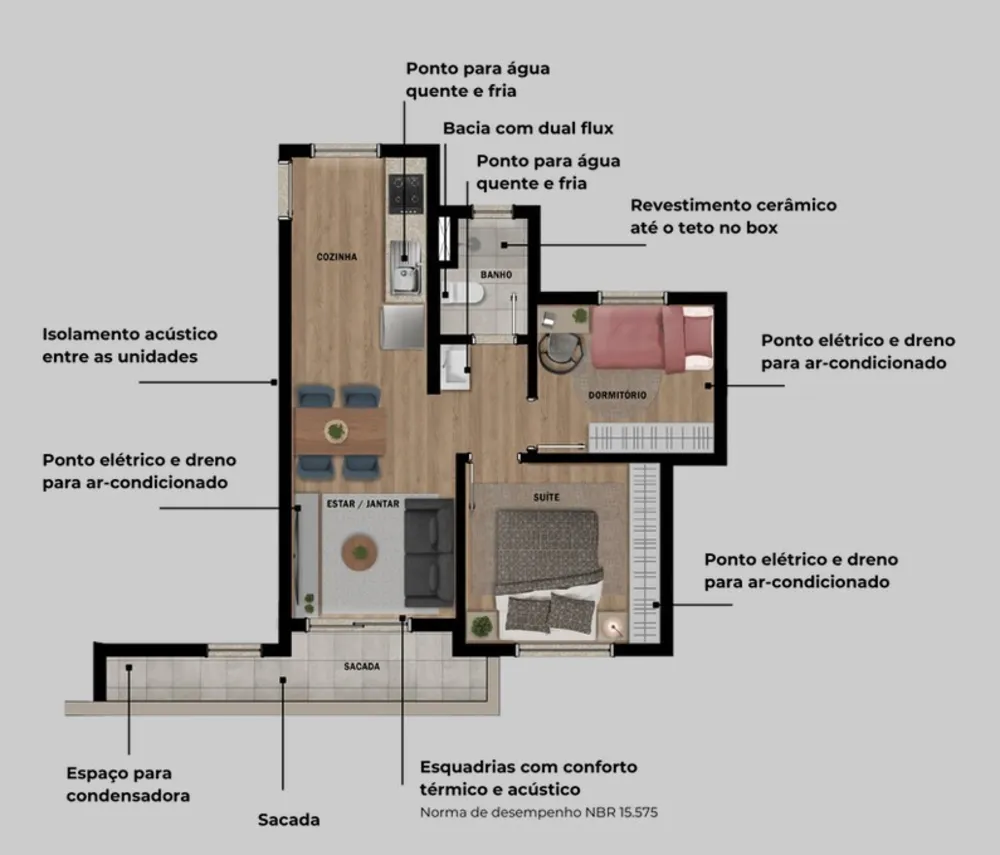 Apartamento, 2 quartos, 39 m² - Foto 4