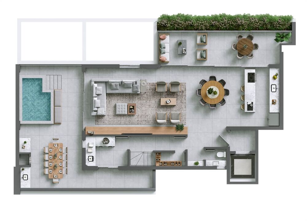 Apartamento, 3 quartos, 147 m² - Foto 1
