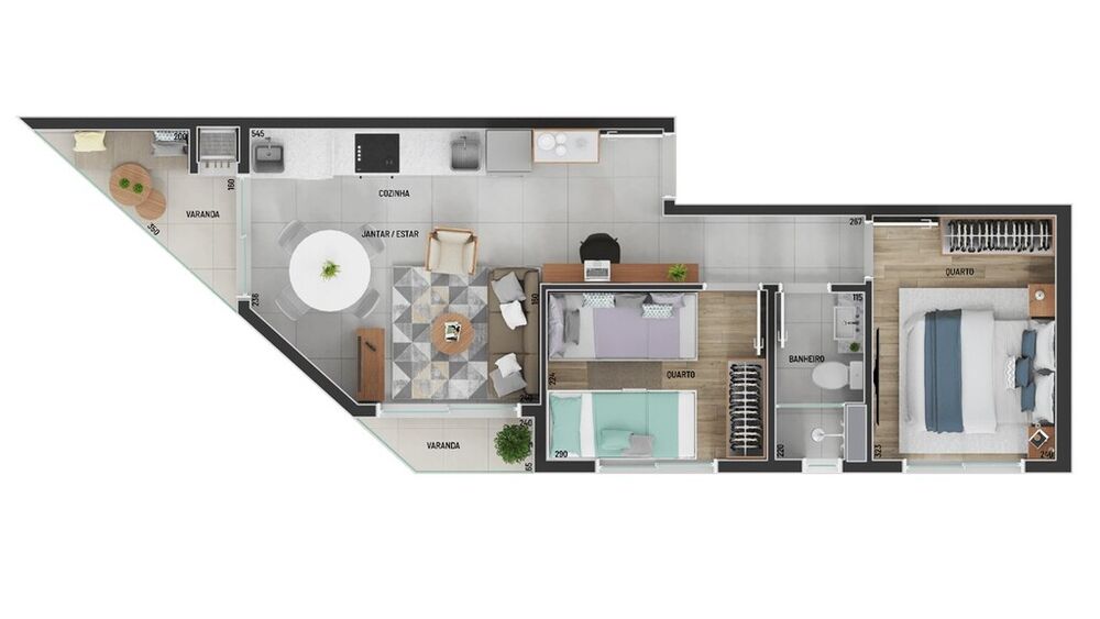 Apartamento, 2 quartos, 46 m² - Foto 16