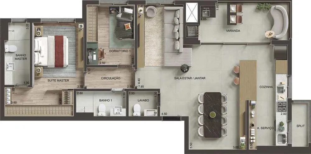 Apartamento, 3 quartos, 118 m² - Foto 5