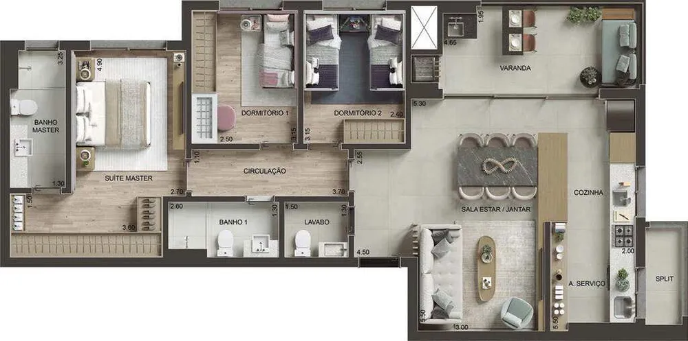 Apartamento, 3 quartos, 118 m² - Foto 6