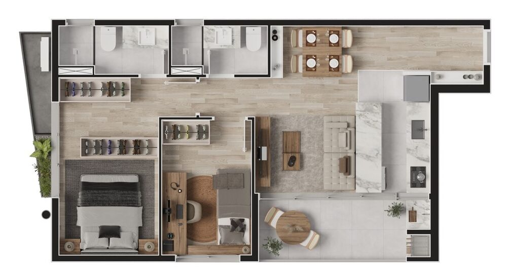 Apartamento, 1 quarto, 30 m² - Foto 7