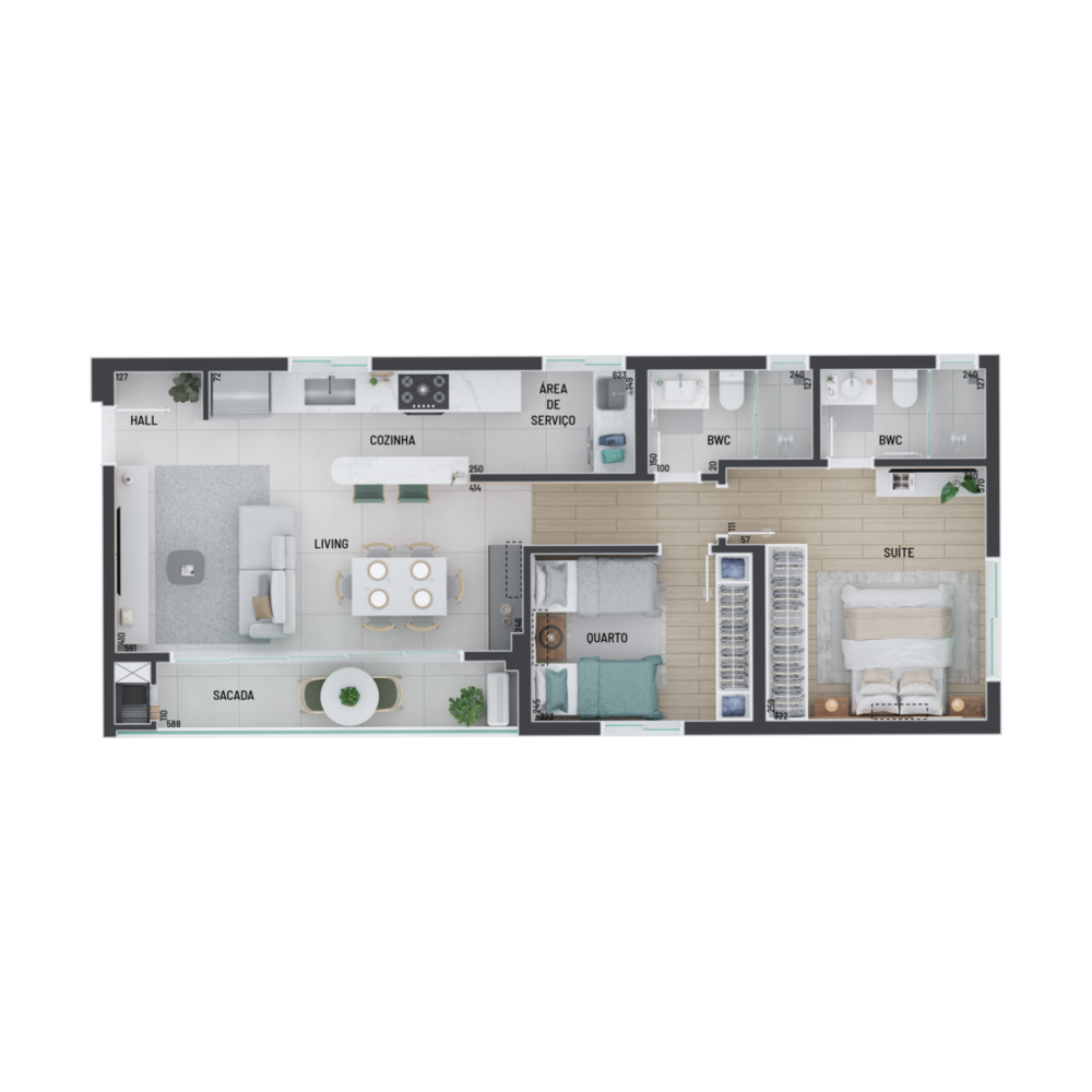 Apartamento, 2 quartos, 156 m² - Foto 4