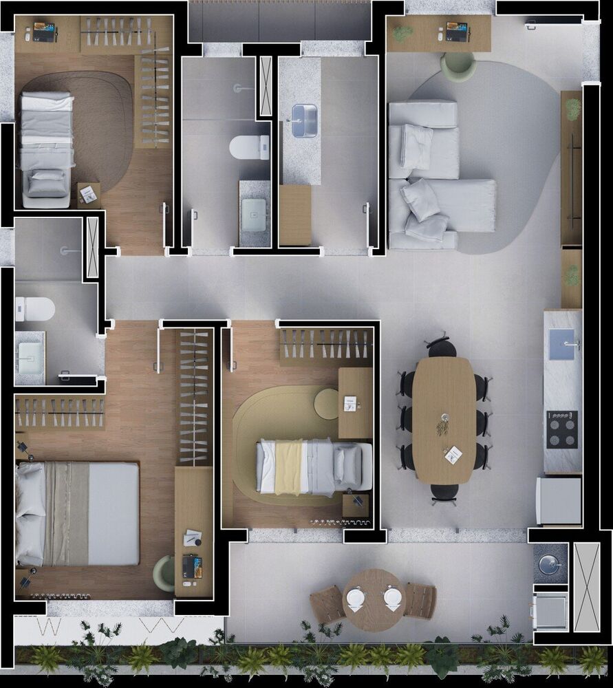 Cobertura, 3 quartos, 255 m² - Foto 3