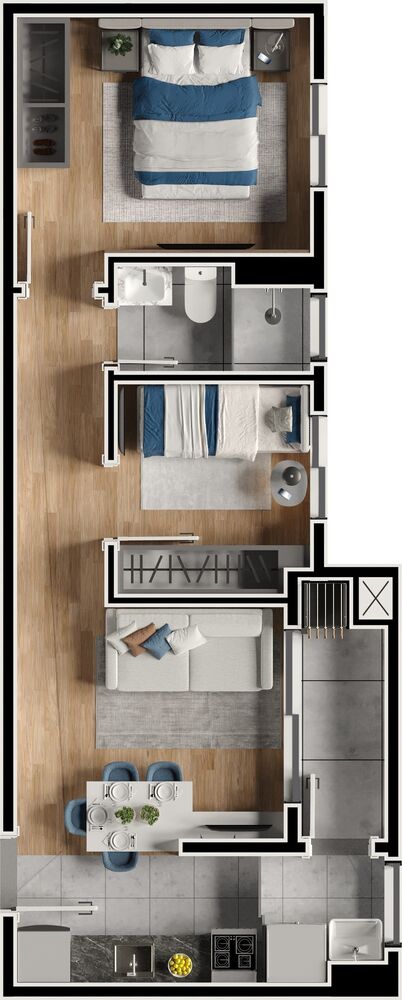 Cobertura, 3 quartos, 139 m² - Foto 3