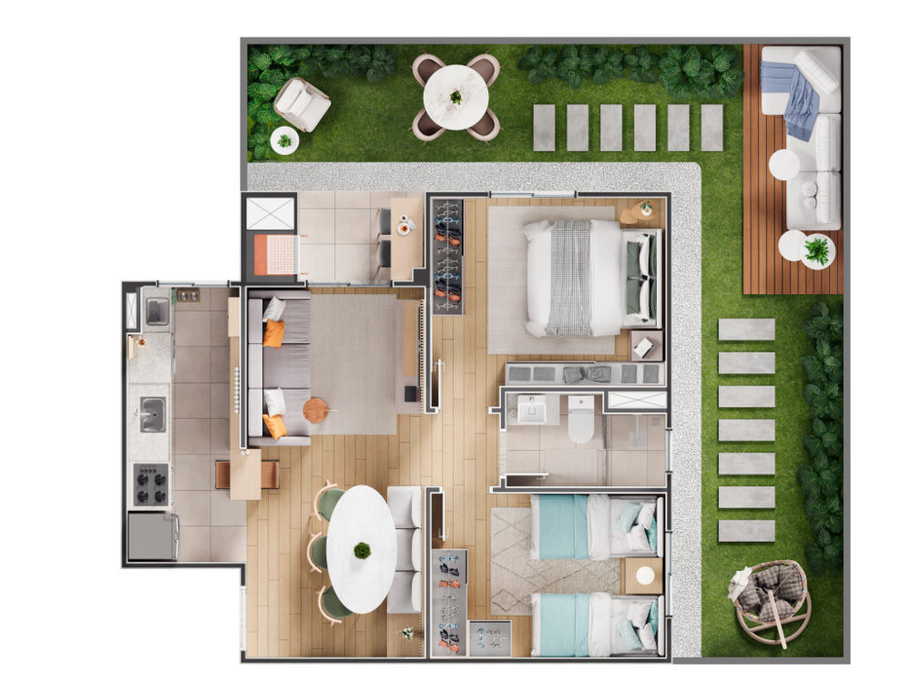 Apartamento, 2 quartos, 89 m² - Foto 4