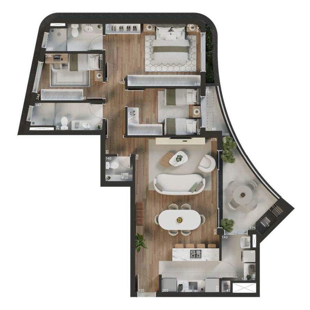 Apartamento, 3 quartos, 157 m² - Foto 13