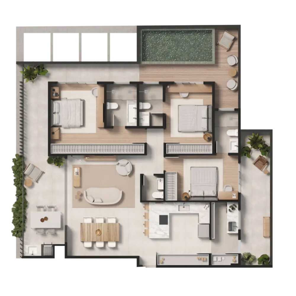 Apartamento, 3 quartos, 128 m² - Foto 4