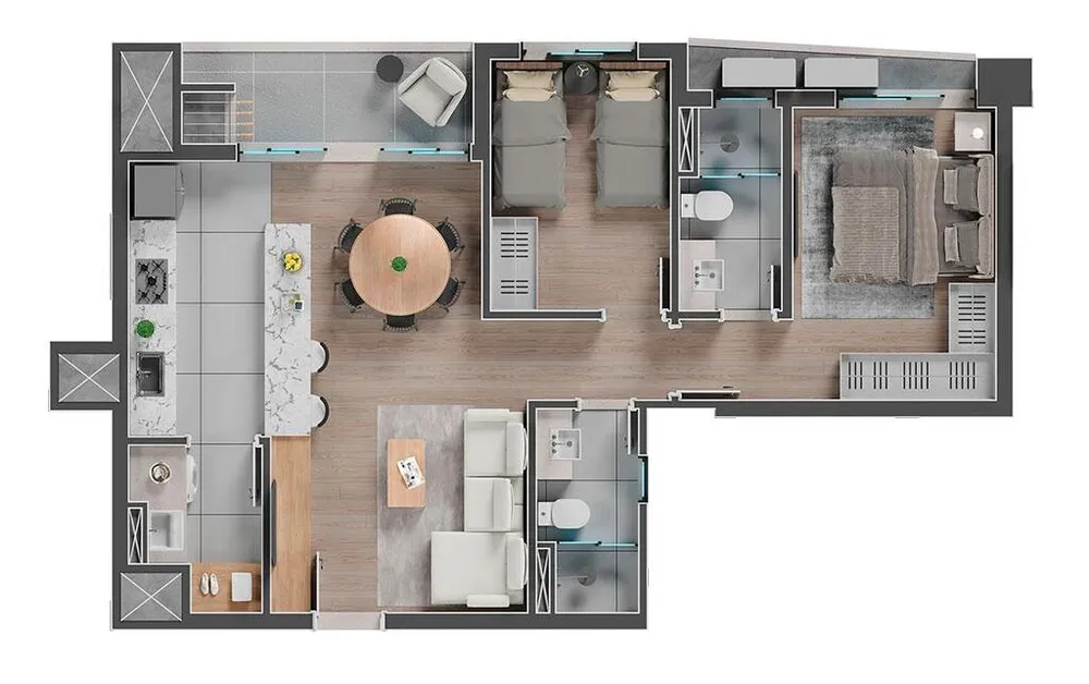 Apartamento, 3 quartos, 242 m² - Foto 4