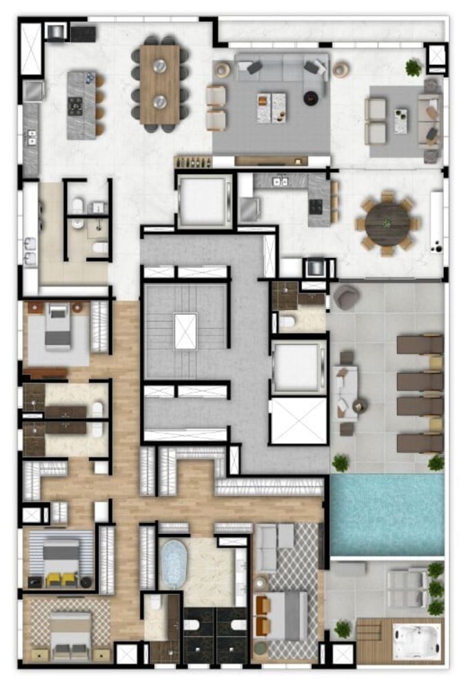 Apartamento, 3 quartos, 315 m² - Foto 1