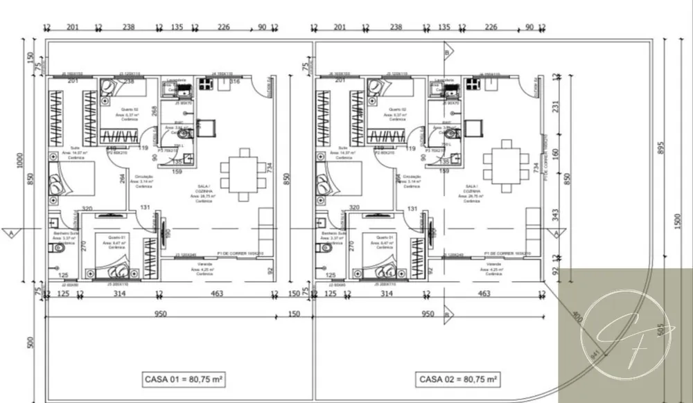 Casa, 3 quartos, 80 m² - Foto 19