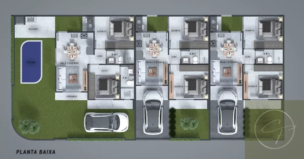 Casa, 2 quartos, 51 m² - Foto 3