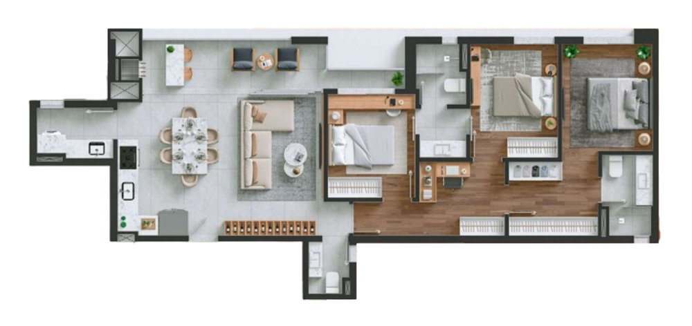 Apartamento, 3 quartos, 118 m² - Foto 7