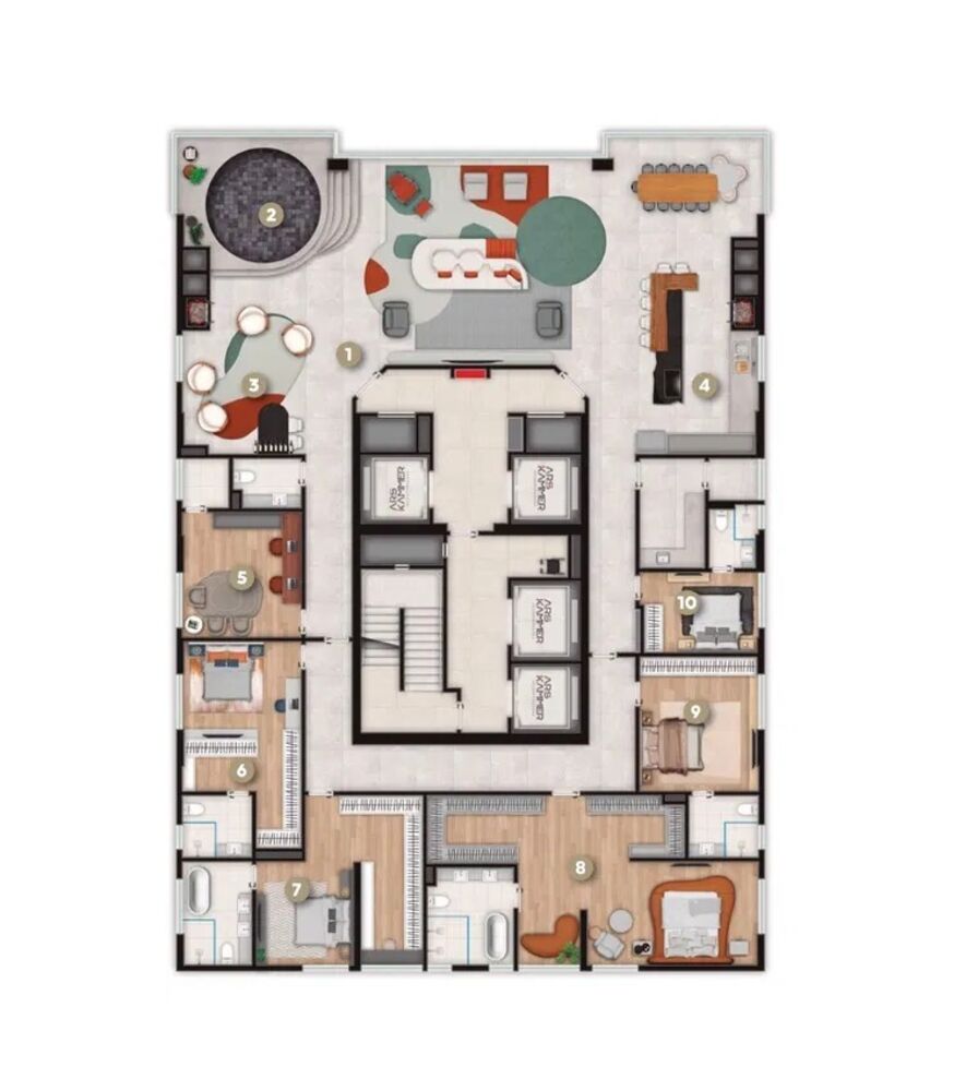 Apartamento, 4 quartos, 368 m² - Foto 4