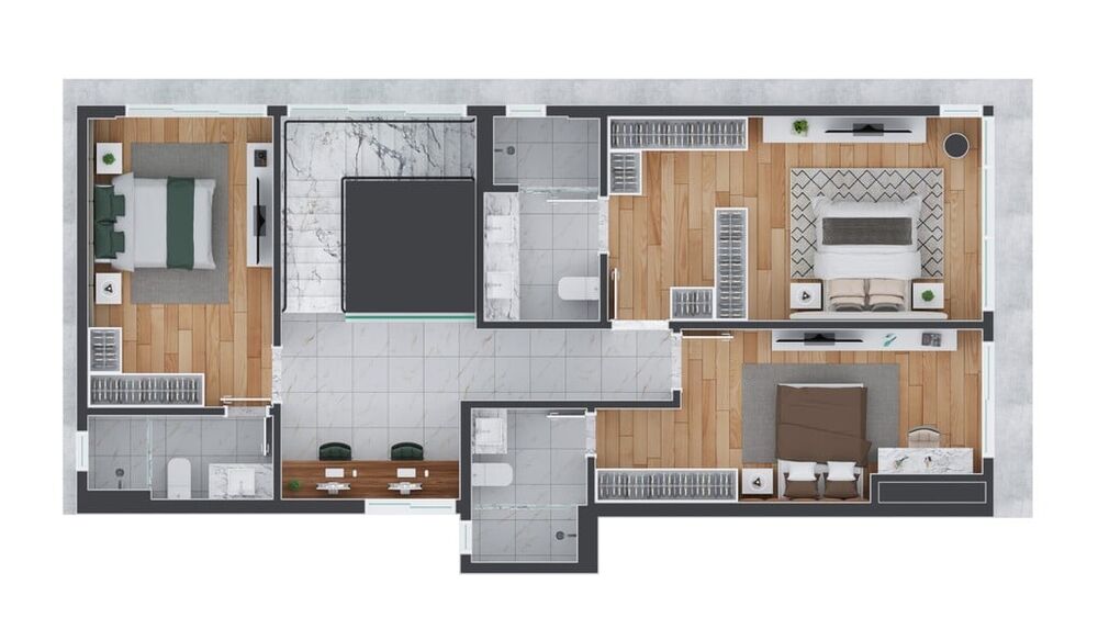 Apartamento à venda com 3 quartos, 256m² - Foto 5
