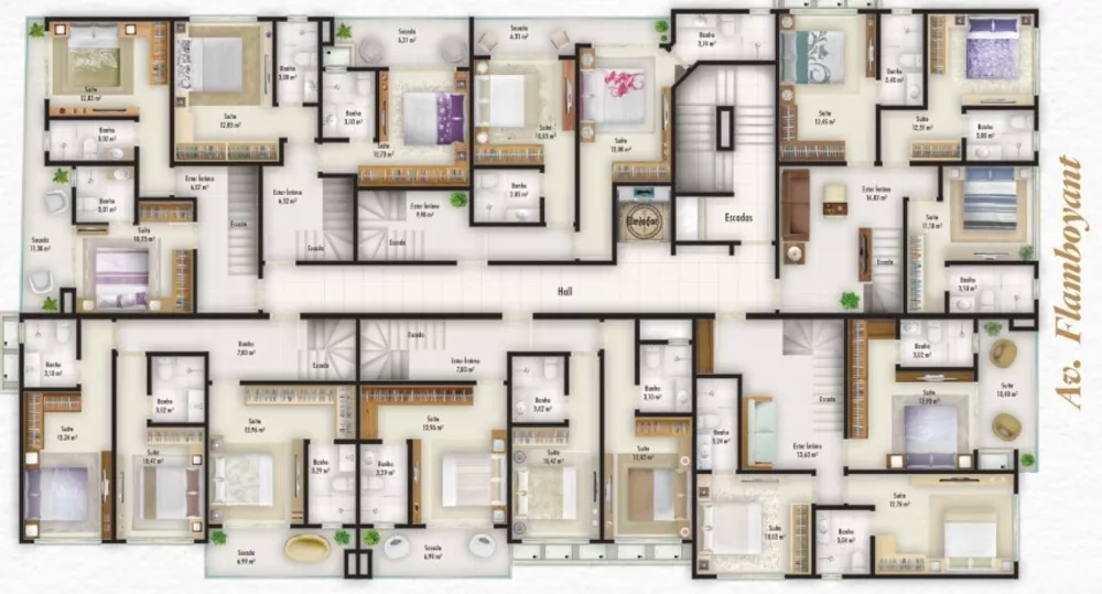 Apartamento à venda com 2 quartos, 73m² - Foto 4