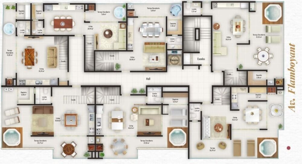 Apartamento, 2 quartos, 105 m² - Foto 3