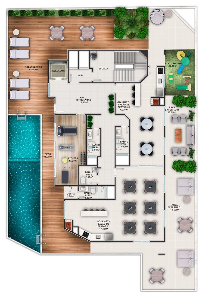 Apartamento à venda com 1 quarto, 44m² - Foto 7