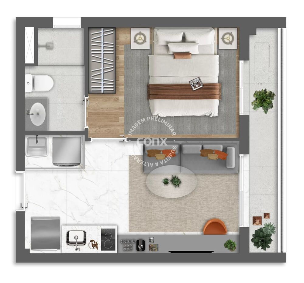 Apartamento, 2 quartos, 44 m² - Foto 17