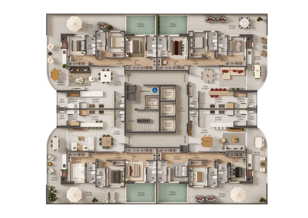 Apartamento, 3 quartos, 142 m² - Foto 18