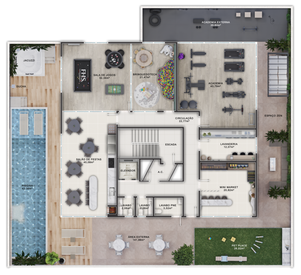 Cobertura, 3 quartos, 123 m² - Foto 23