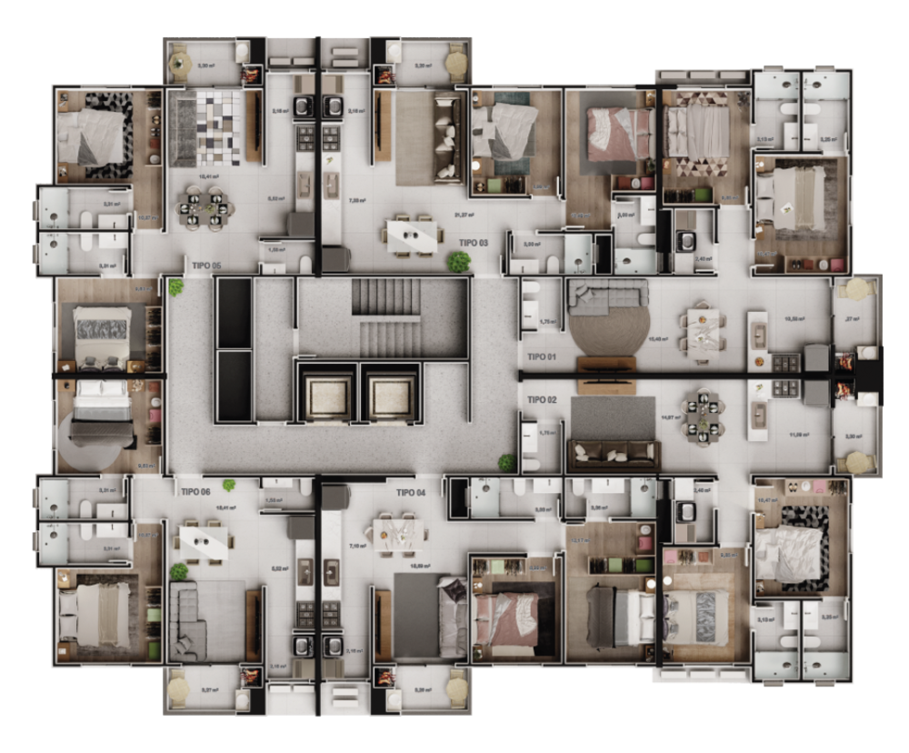 Apartamento à venda com 2 quartos, 68m² - Foto 9