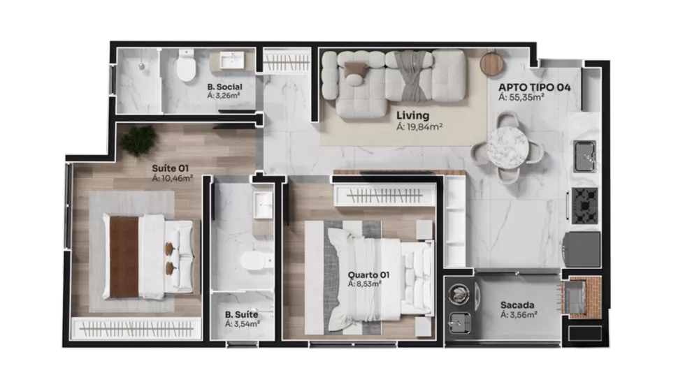 Apartamento, 2 quartos, 69 m² - Foto 28