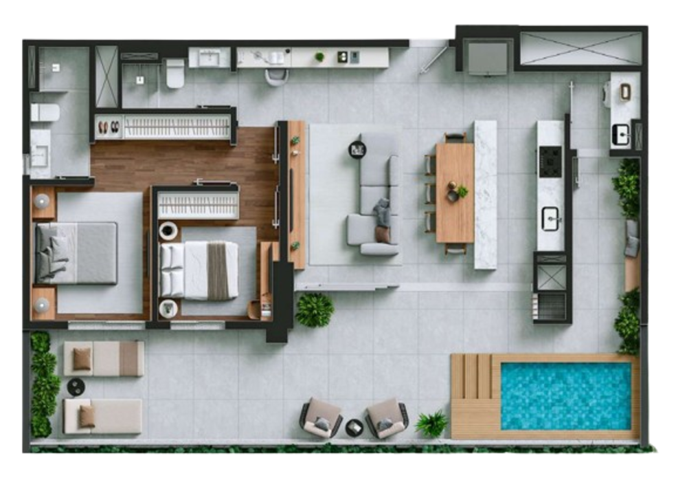 Apartamento à venda com 2 quartos, 125m² - Foto 14