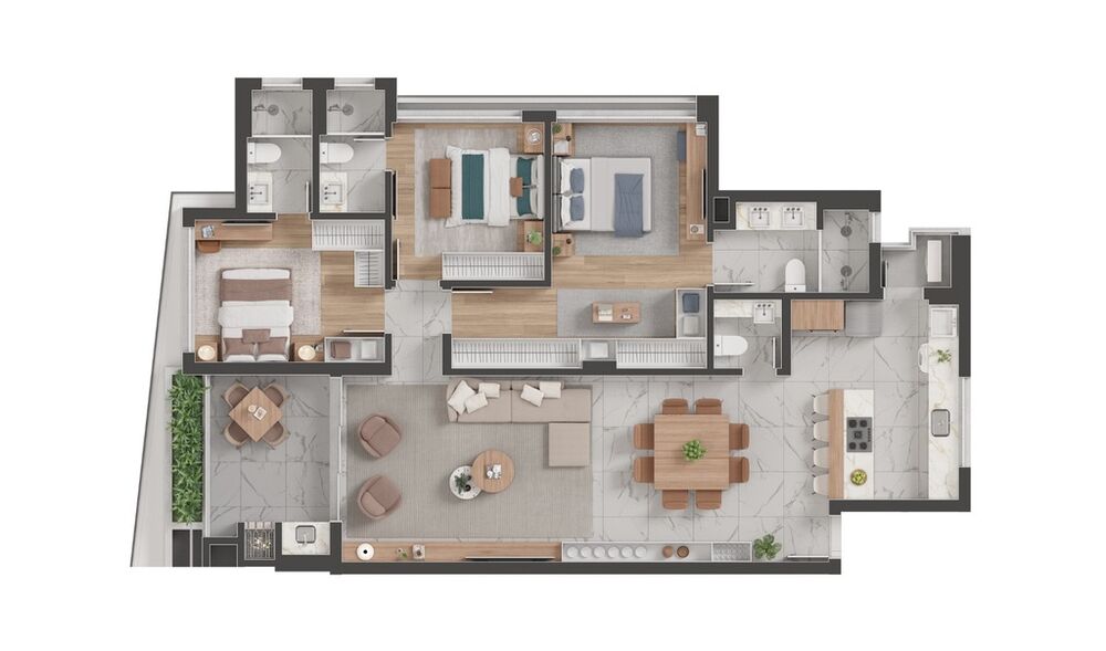 Apartamento à venda com 3 quartos, 130m² - Foto 5