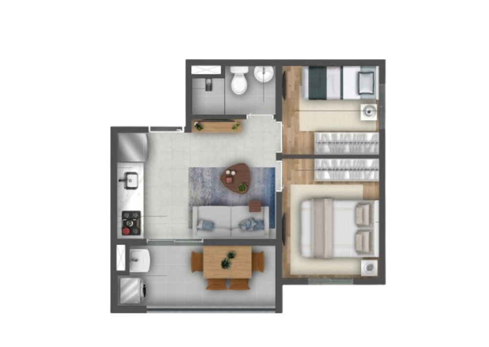 Apartamento, 1 quarto, 25 m² - Foto 21