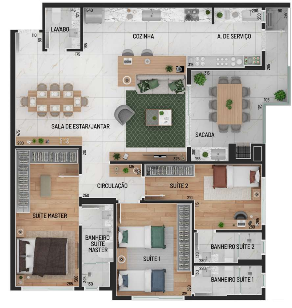 Cobertura à venda com 3 quartos, 212m² - Foto 12