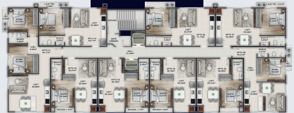 Apartamento, 2 quartos, 63 m² - Foto 4