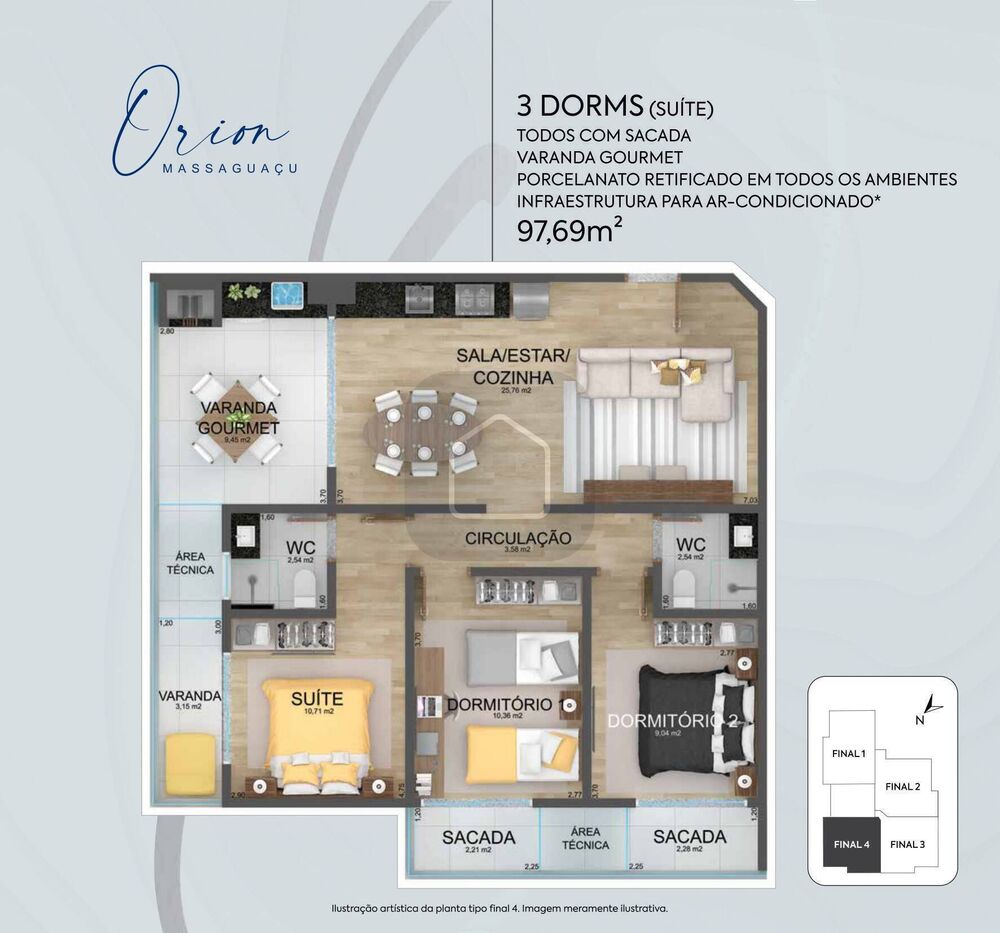 Apartamento, 3 quartos - Foto 8