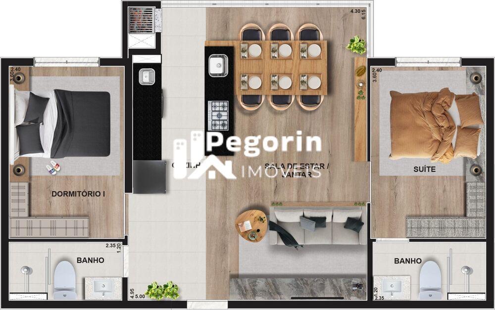 Apartamento à venda com 2 quartos, 48m² - Foto 12