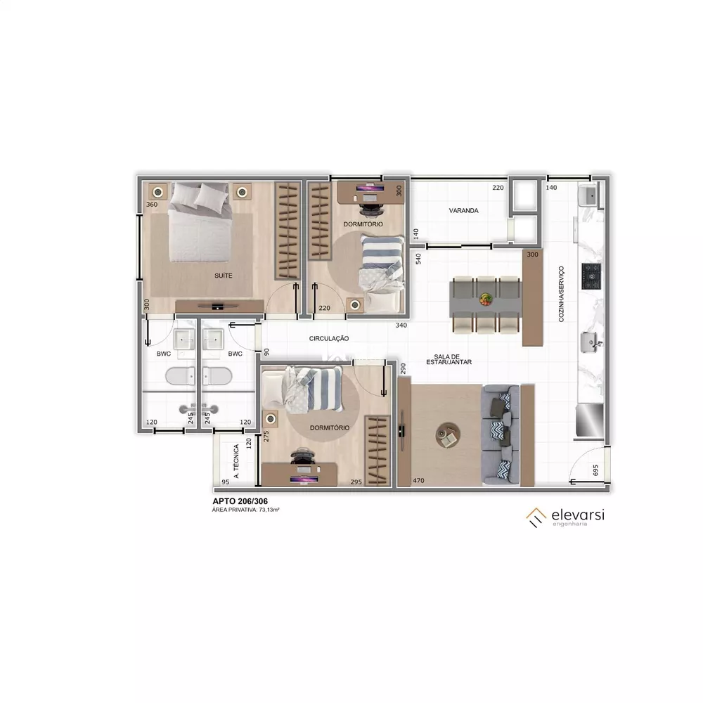 Apartamento à venda com 2 quartos, 96m² - Foto 38