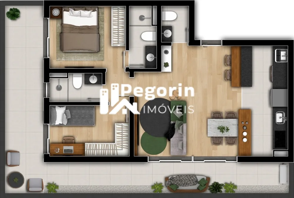 Apartamento, 3 quartos, 62 m² - Foto 10