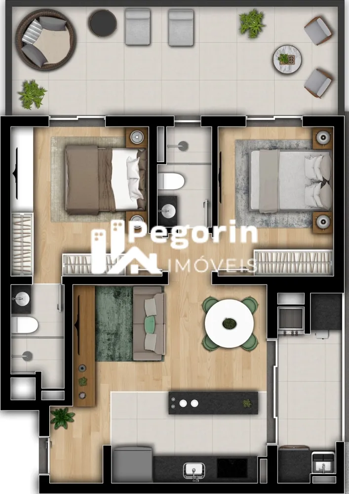 Apartamento, 3 quartos, 62 m² - Foto 11