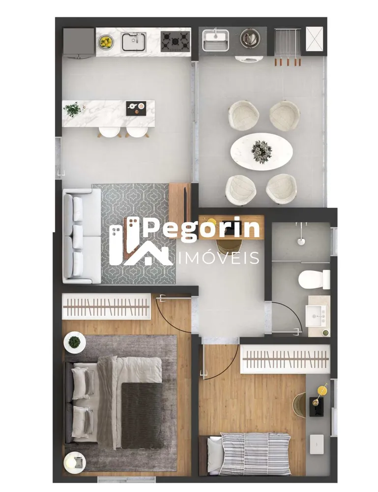 Apartamento, 3 quartos, 58 m² - Foto 11