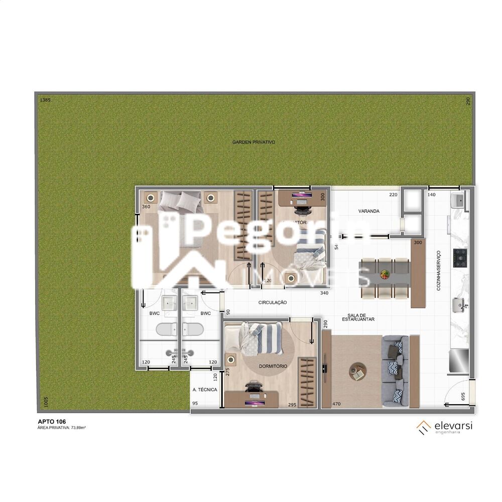 Apartamento, 3 quartos, 75 m² - Foto 5