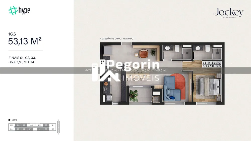 Apartamento, 2 quartos, 53 m² - Foto 11