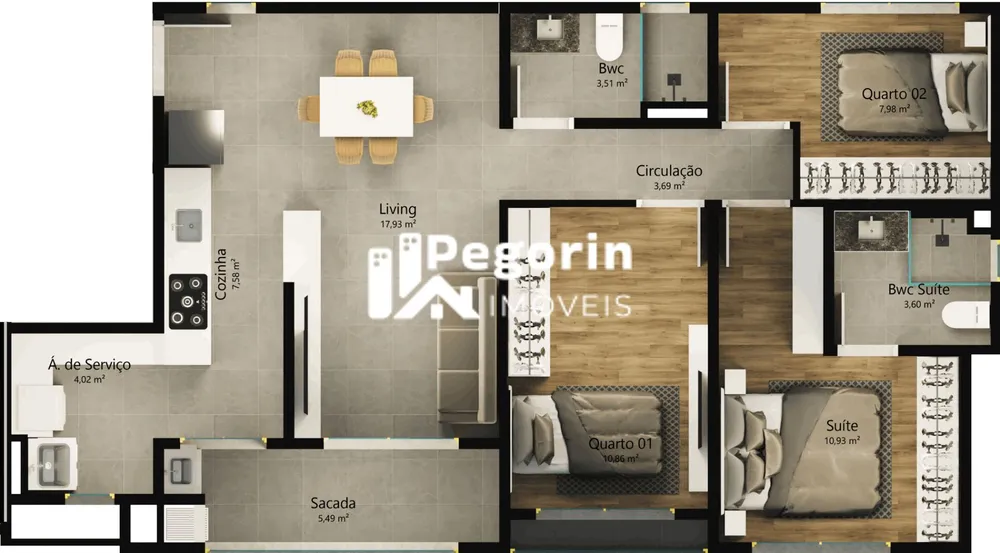 Apartamento, 2 quartos, 62 m² - Foto 11