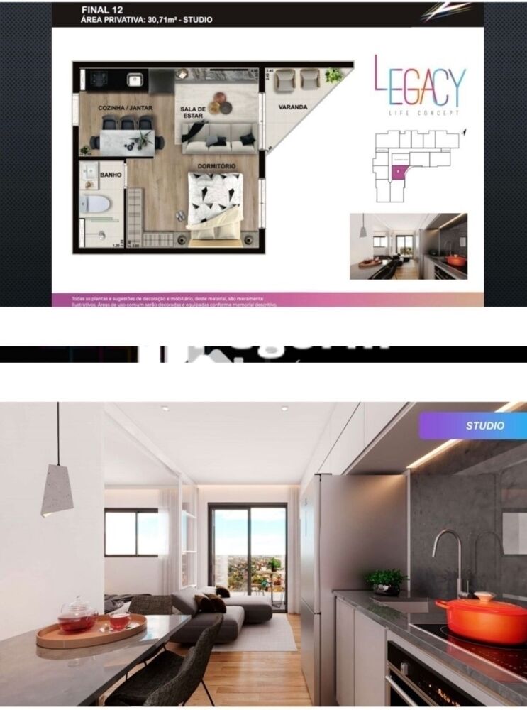 Apartamento, 2 quartos, 46 m² - Foto 3